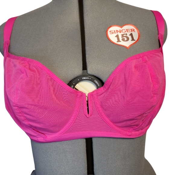 SxF Mesh Balconette Bra - Pink - Picture 1 of 6